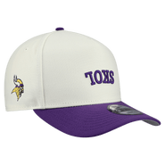 New Era Men's New Era Cream Minnesota Vikings Upside Down 9FIFTY A-Frame Snapback Hat