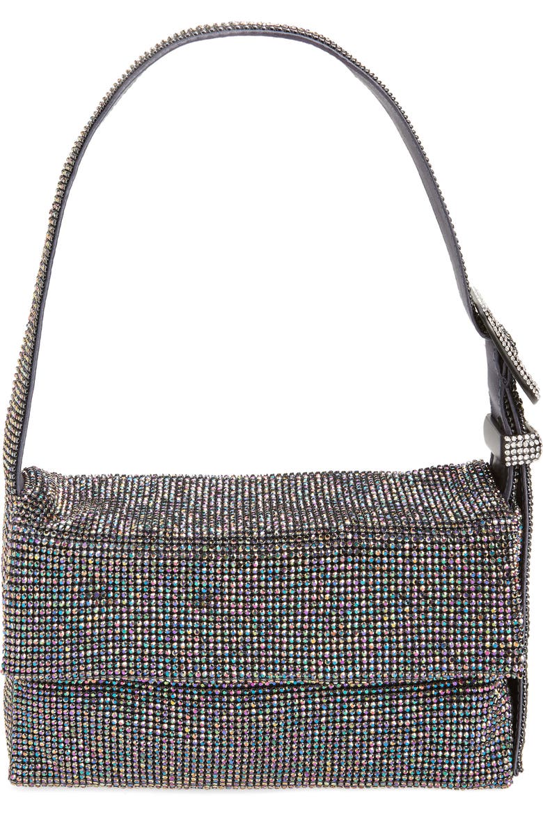 Benedetta Bruzziches Vitty La Mignon Crystal Mesh Shoulder Bag, Main, color,