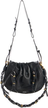 Isabel Marant Bolton Bubble Pebbled Leather Hobo Bag