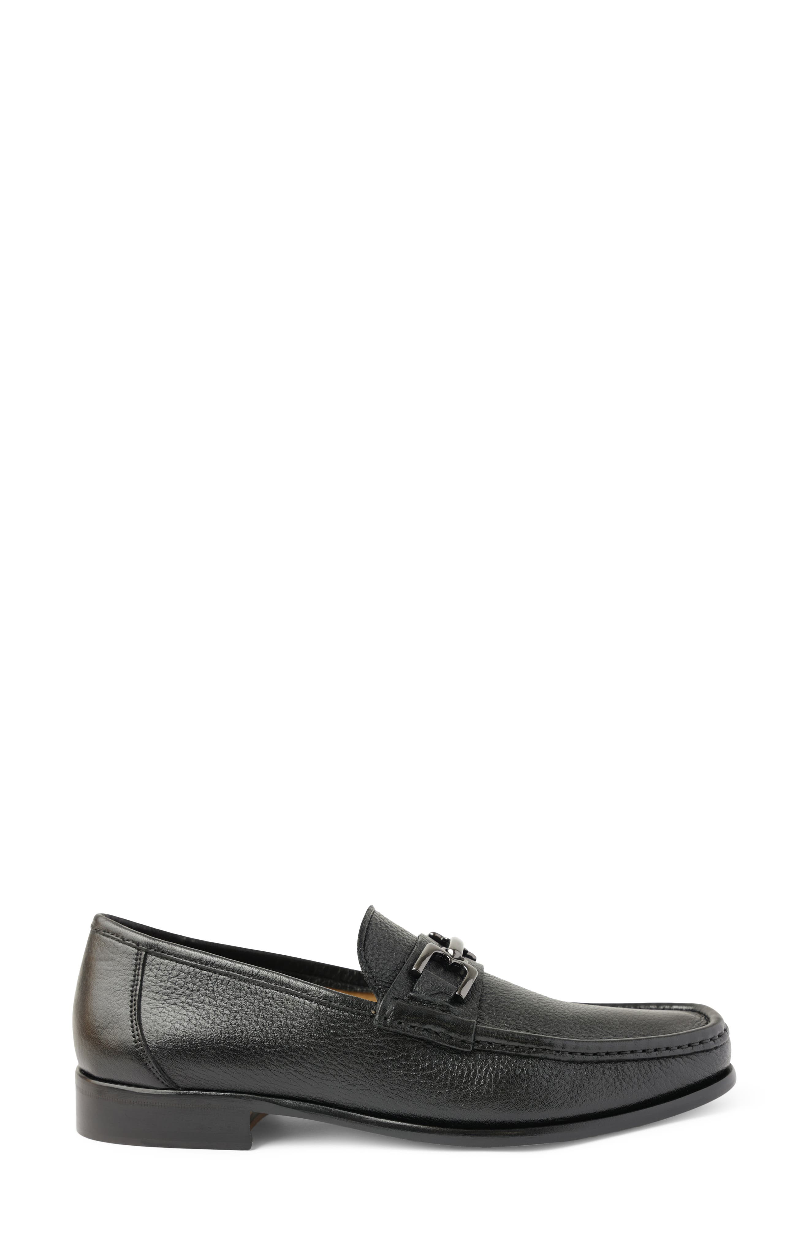 Bruno Magli Trieste Bit Loafer, Alternate, color, Black Cervo