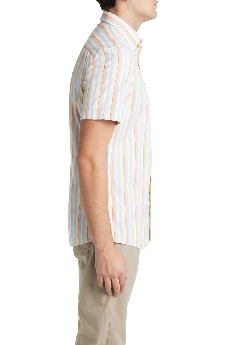 Nordstrom Matching Family Moments Trim Fit Short Sleeve Button-Up Shirt, Alternate, color, 