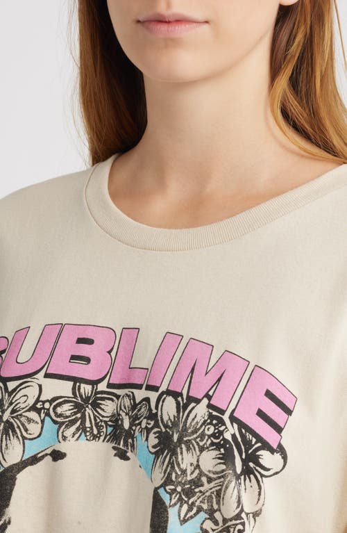 Merch Traffic Sublime Lou Dog Cotton Graphic T-shirt In Neutral