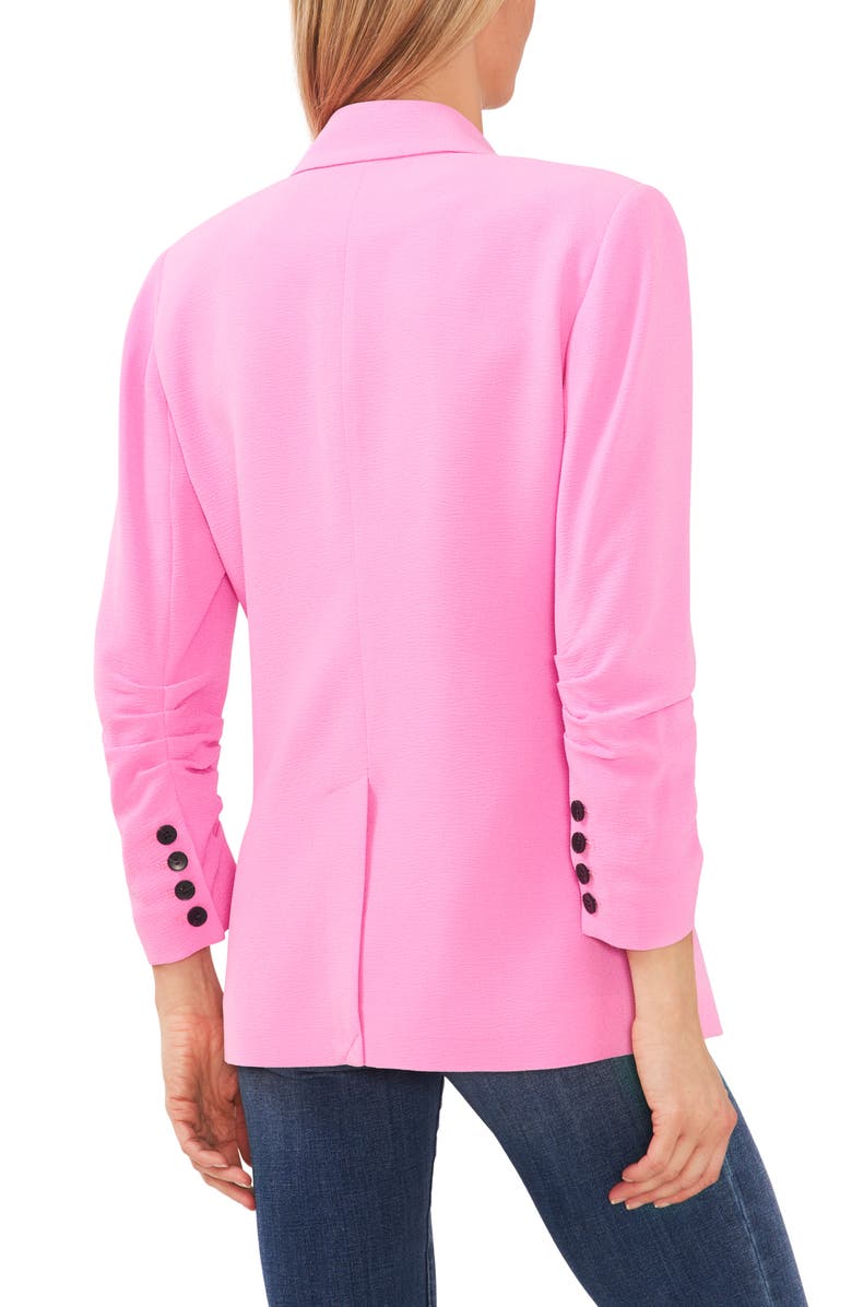 CeCe Ruched Sleeve Blazer, Alternate, color, 