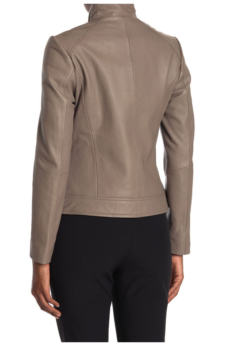 Cole Haan Wing Collar Leather Jacket, Alternate, color,