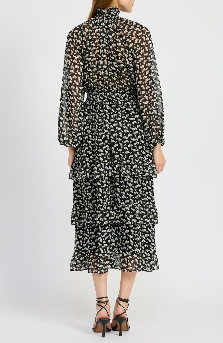 En Saison Genevieve Floral Long Sleeve Tiered Dress, Alternate, color, 