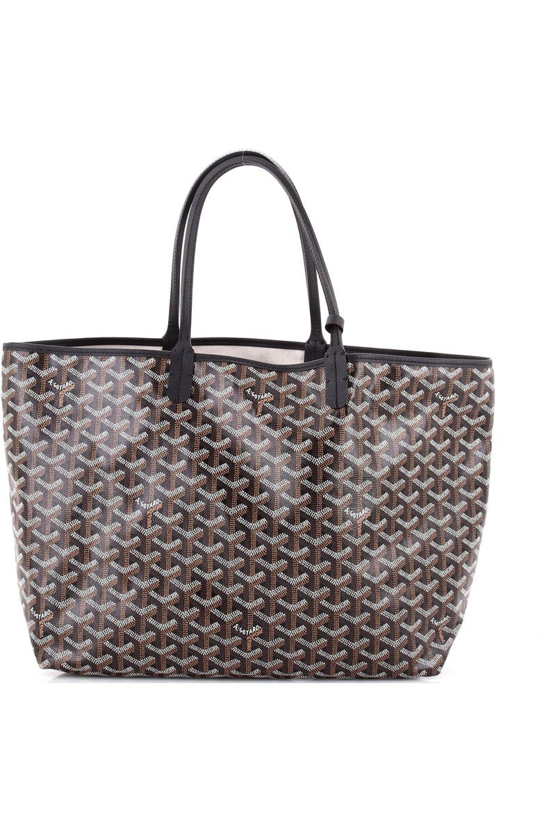 Pre-Owned Goyard Saint Louis Tote Coated Canvas PM, Alternate, color, Black