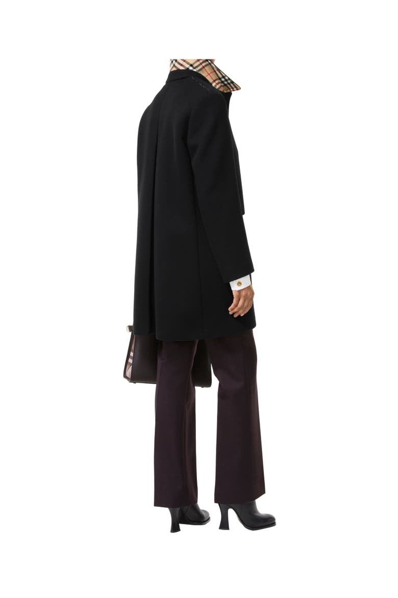 Wool Cashmere Gosford Tailored Coat, Alternate, color, Black