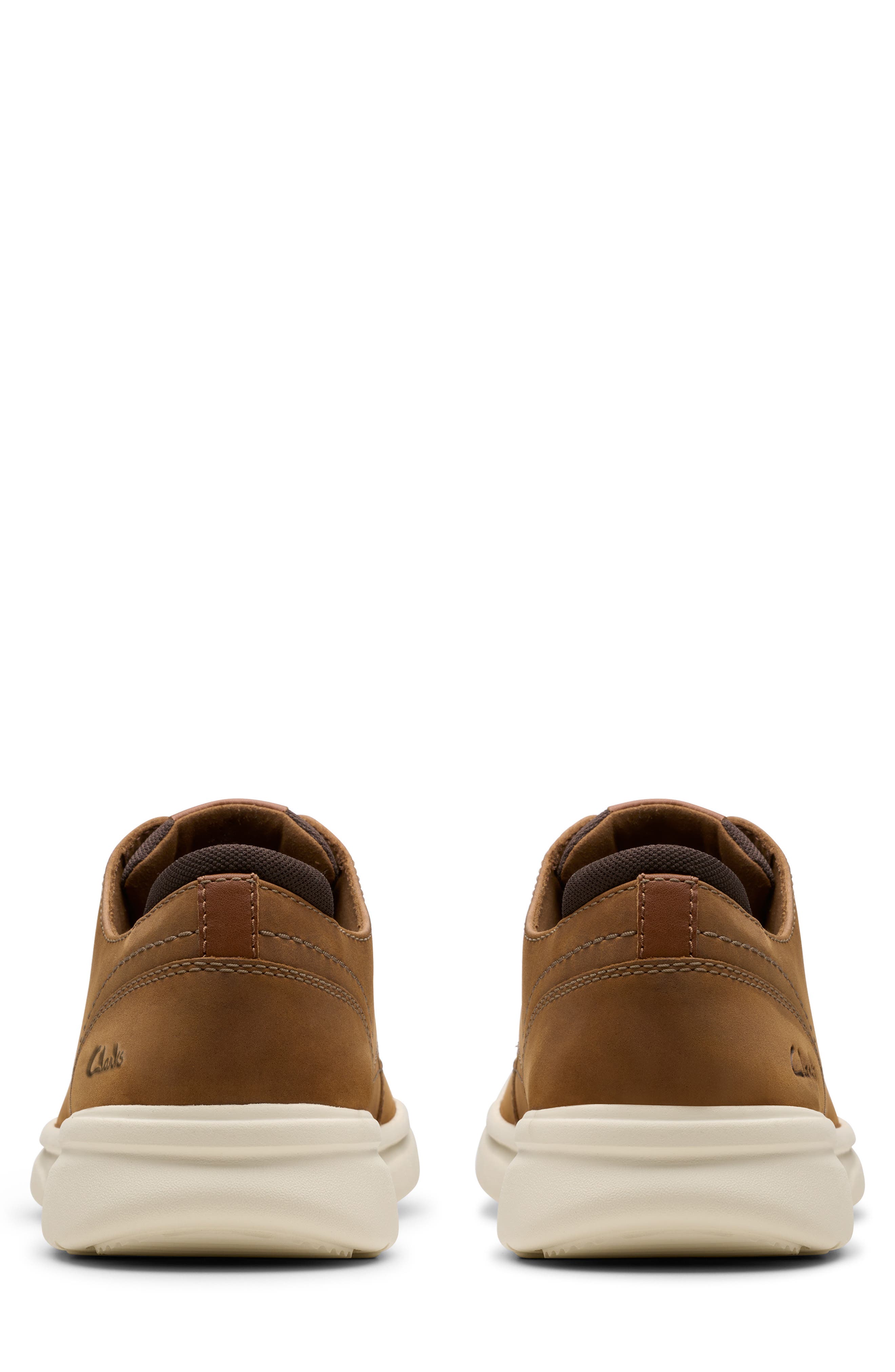 Clarks<sup>®</sup> Bradley Plain Toe Shoe, Alternate, color, Light Brown Leather
