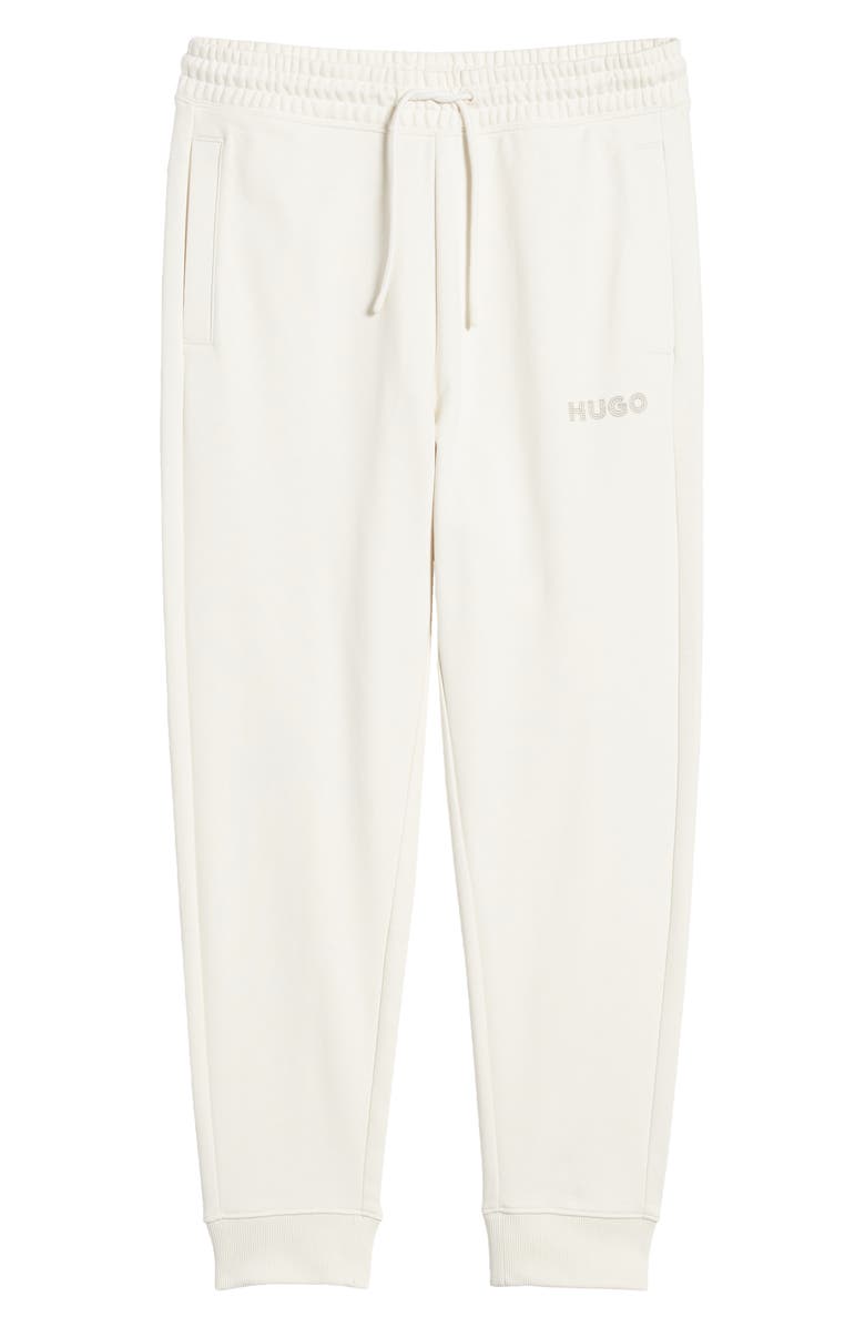 HUGO Drochers Cotton French Terry Joggers, Alternate, color, Open White