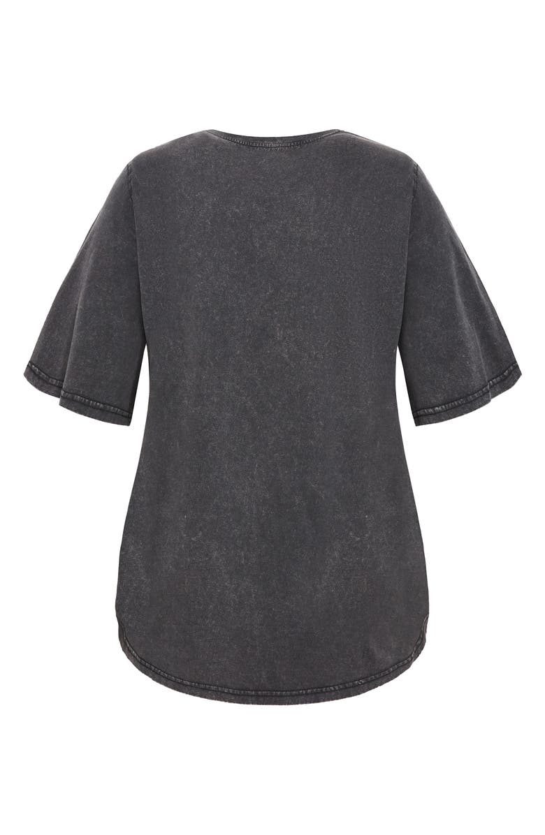 City Chic Kyra Heartbreaker Cotton Graphic T-Shirt, Alternate, color,