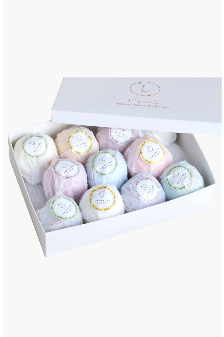 12 Assorted Bath Bombs Gift Box, Main, color, Assorted Colors