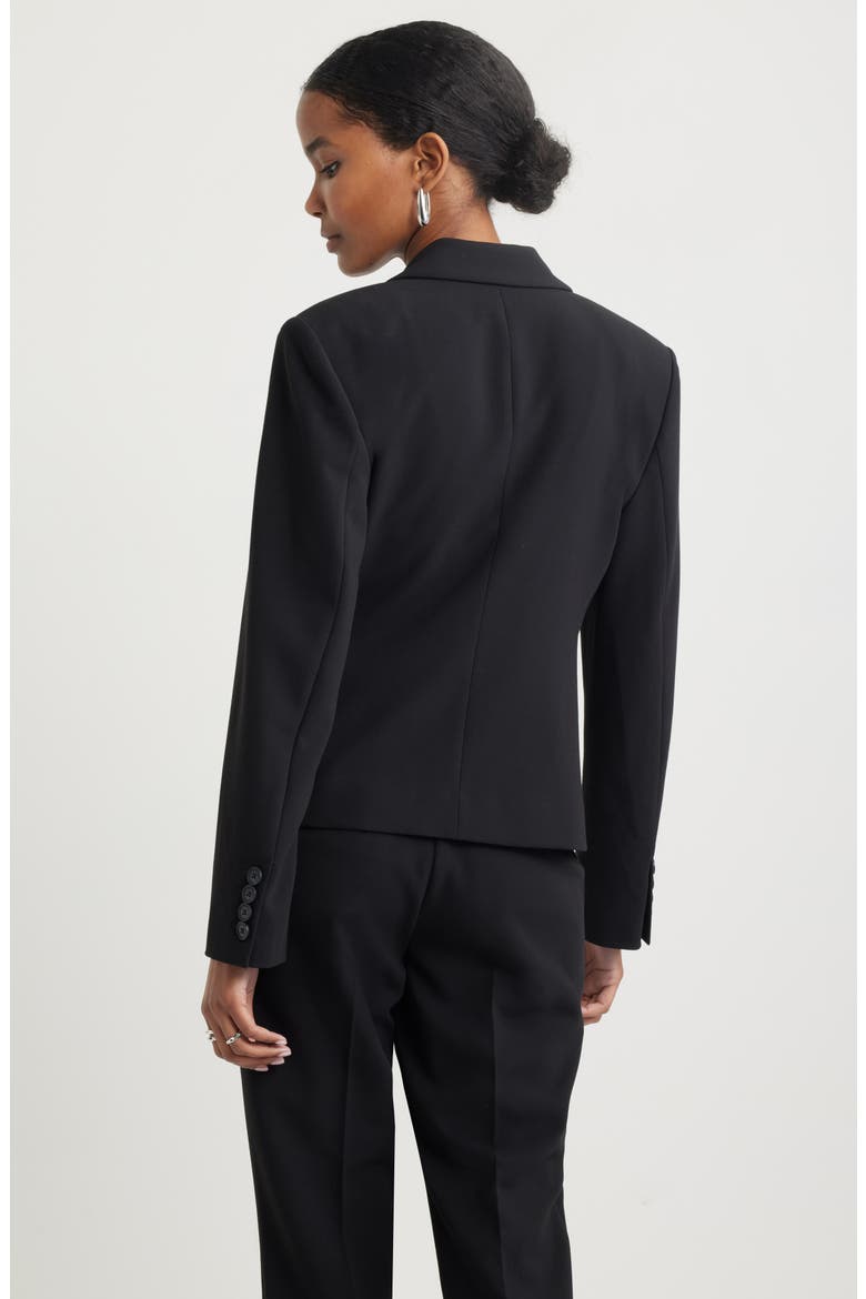 The Hanna Slim Fit Blazer, Alternate, color, BLACK