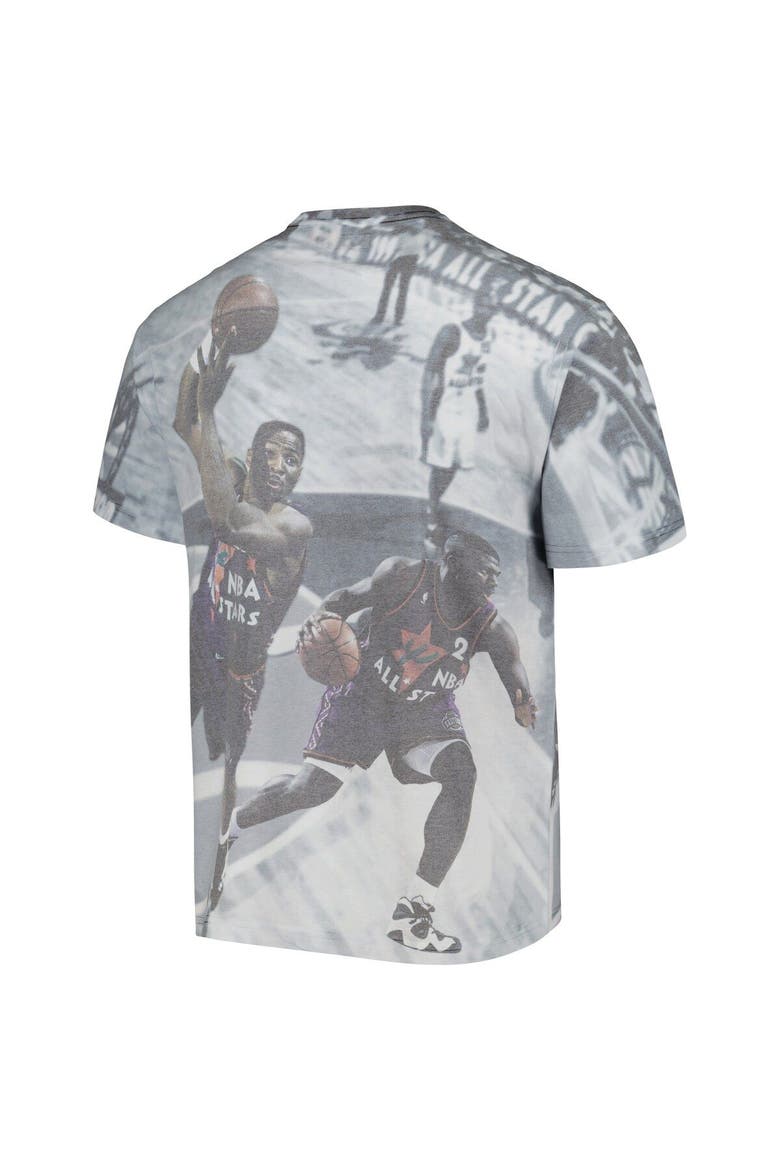 Men's Mitchell & Ness Charlotte Hornets Above the Rim Graphic T-Shirt, Alternate, color, White