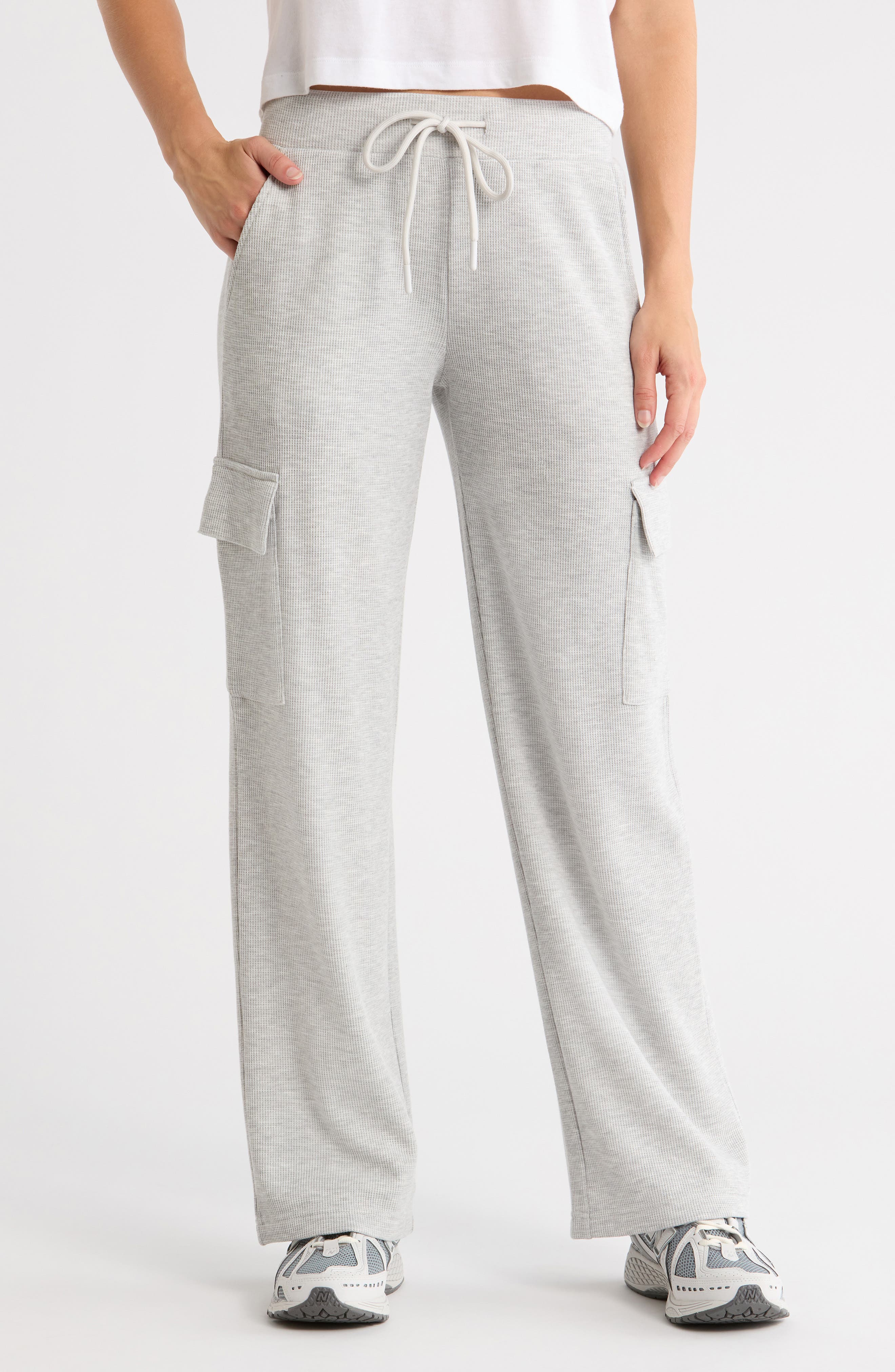 X by Gottex Waffle Knit Cargo Pants