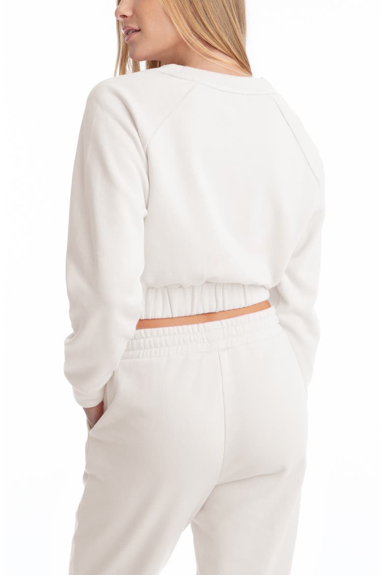 Crop Sweatshirt, Alternate, color, CREAM SODA