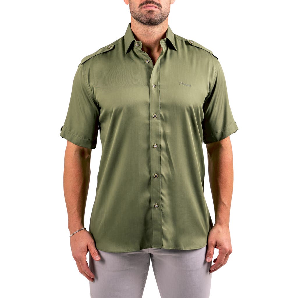Maceoo Munich Resistance0173 Short Sleeve Button-up Shirt