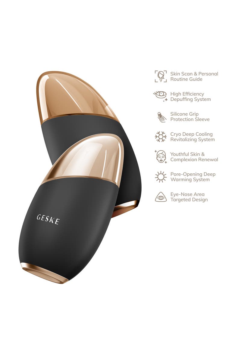 SmartAppGuided Cool & Warm Eye & Face Massager | 7 in 1, Alternate, color, Gray