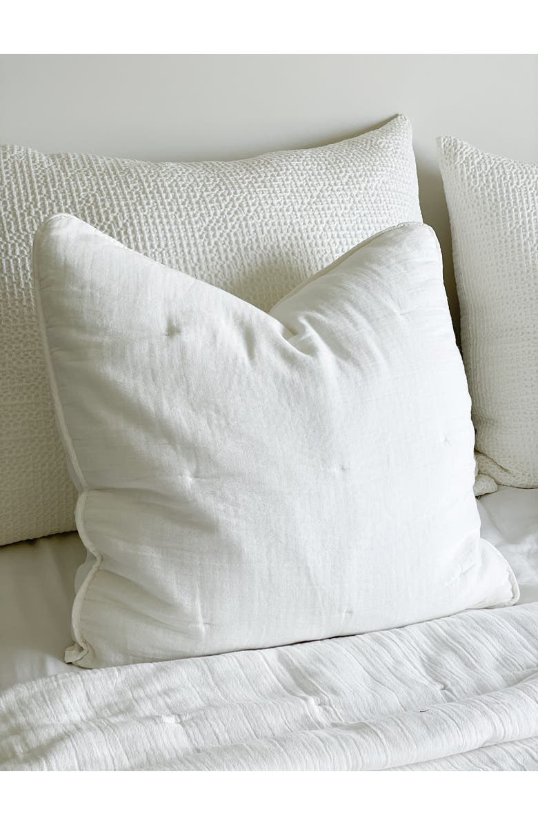 Anaya Easy Cotton Gauze Euro Pillow Cover Only, Alternate, color, 