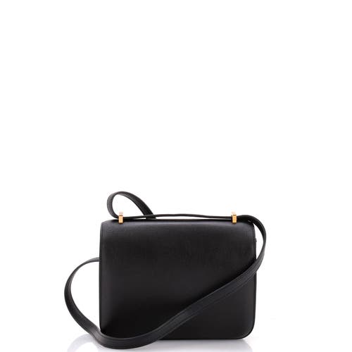 Pre-owned Hermes Hermes Constance Bag Swift 18 In Black