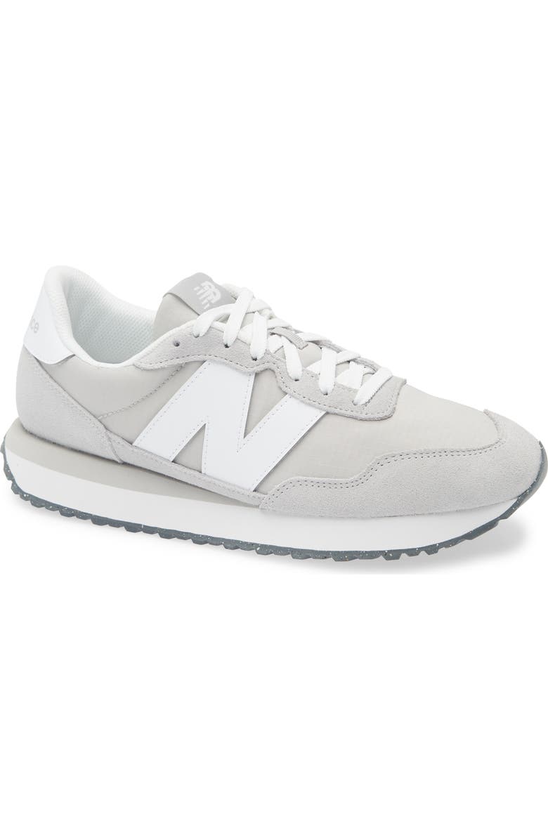 New Balance 237 Sneaker, Main, color, Rain Cloud/ Nb White