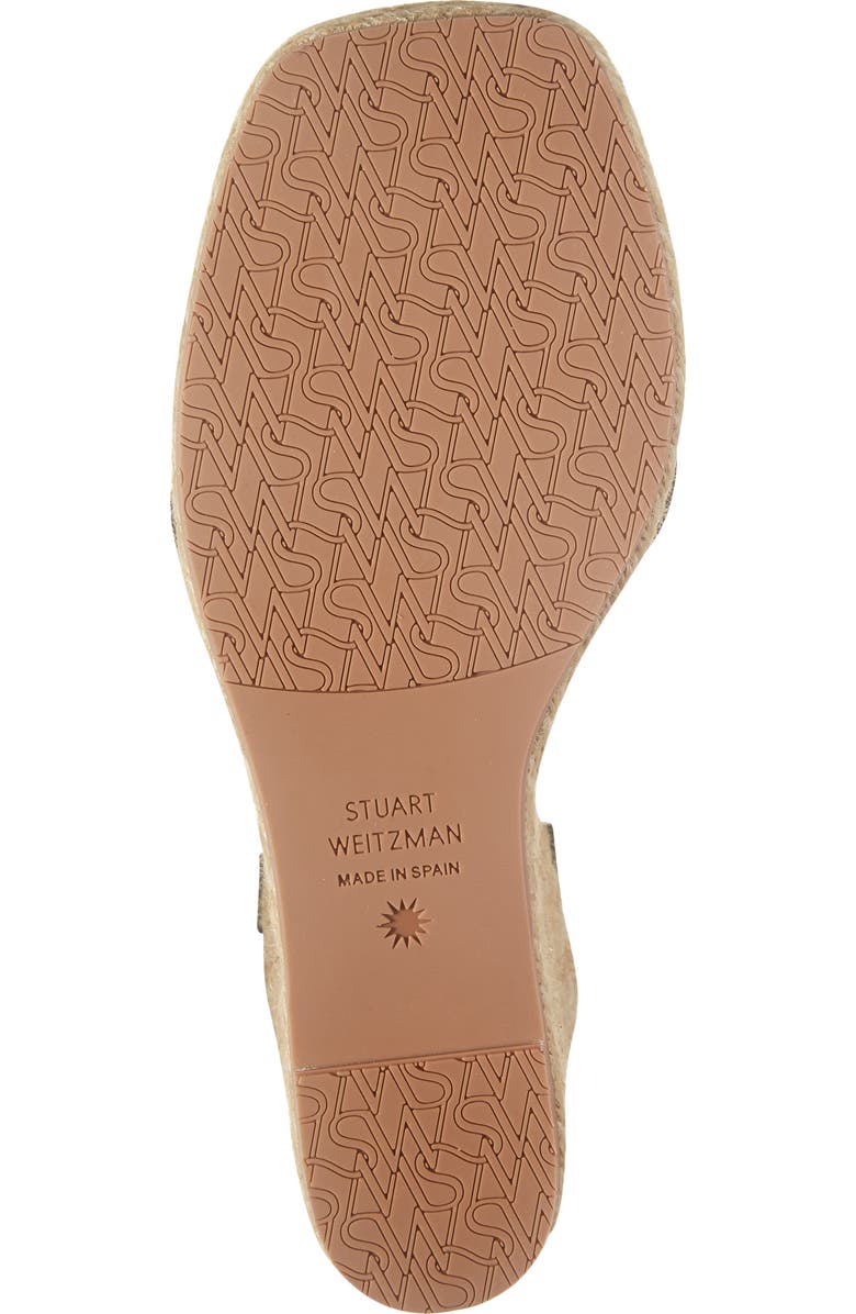 Stuart Weitzman Braided Platform Espadrille Wedge Sandal, Alternate, color,