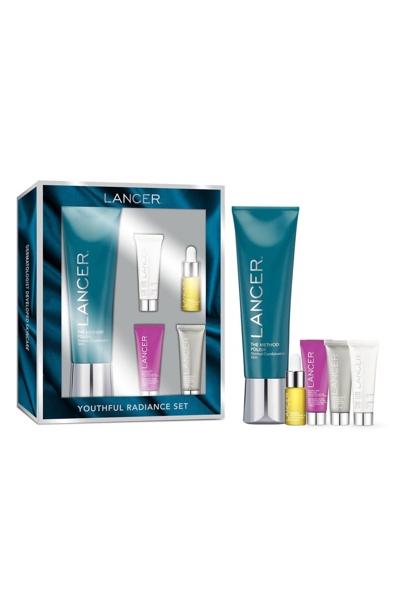 LANCER Skincare The Method Polish Exfoliator Set, Main, color,