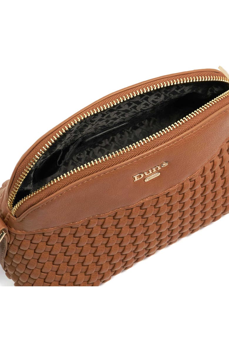 Dune London Distinct Faux Leather Crossbody Bag, Alternate, color, Tan