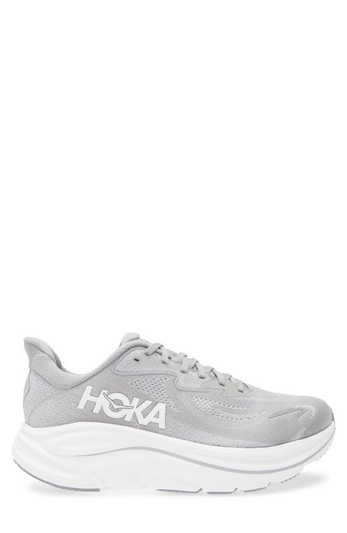 Hoka Clifton 10 Running Shoe In Gray