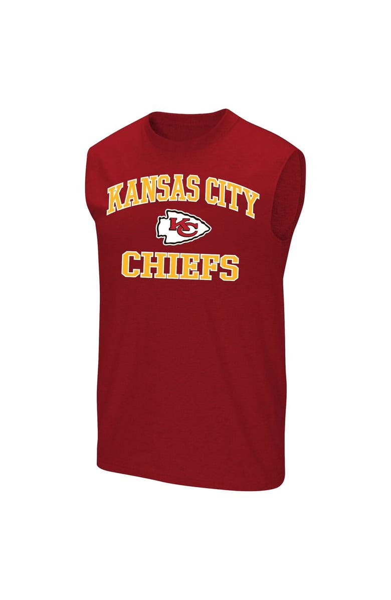 FANATICS Men's Fanatics  Red Kansas City Chiefs Big & Tall Hart & Soul Muscle Tank Top, Main, color, Red
