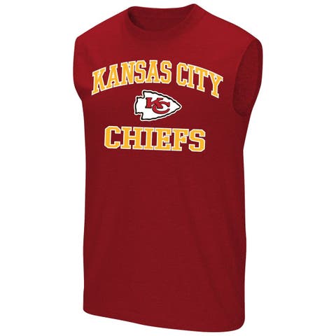 Men's Fanatics  Red Kansas City Chiefs Big & Tall Hart & Soul Muscle Tank Top