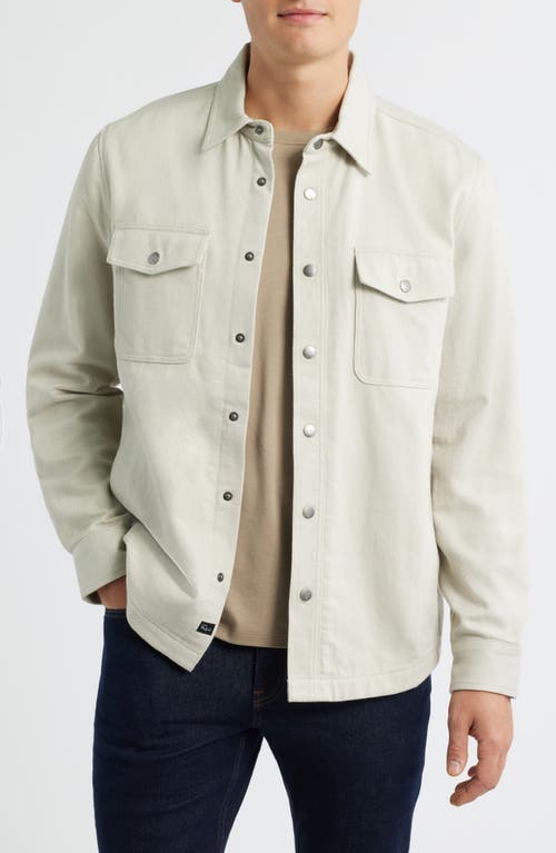 Rails Rhett Cotton Snap-up Shirt In Gray