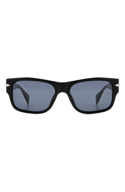 55mm Rectangular Sunglasses