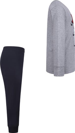 Kids' Long Sleeve Tee & Fleece Joggers Set
