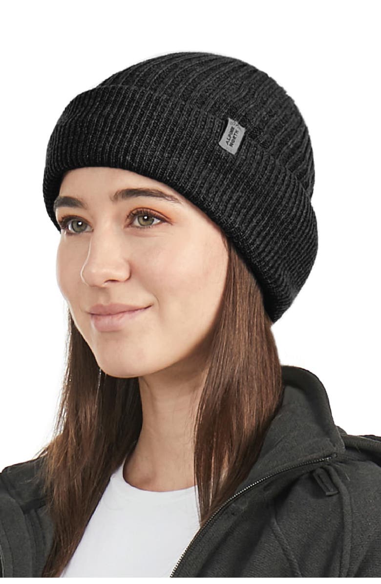 Alpine North Muskoka - Unisex Cuff Beanie, Alternate, color, Black