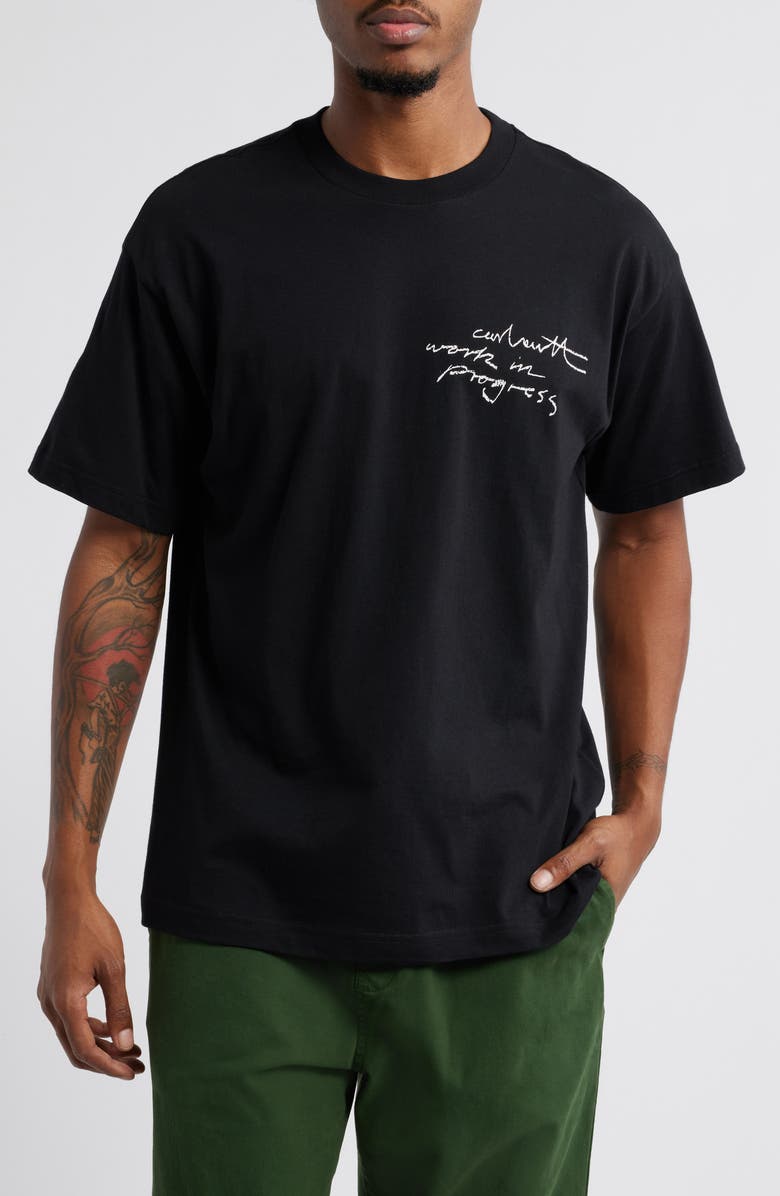 Carhartt Work In Progress Pencil Organic Cotton Graphic T-Shirt, Main, color, 