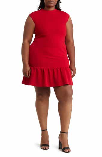 Ruffle Shift Dress