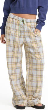 Billabong Coastal Breeze Flannel Wide Leg Pants