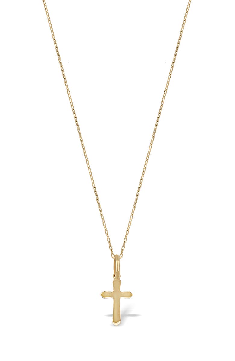 Bony Levy 14K Gold Cross Pendant Necklace, Alternate, color, 14Ky