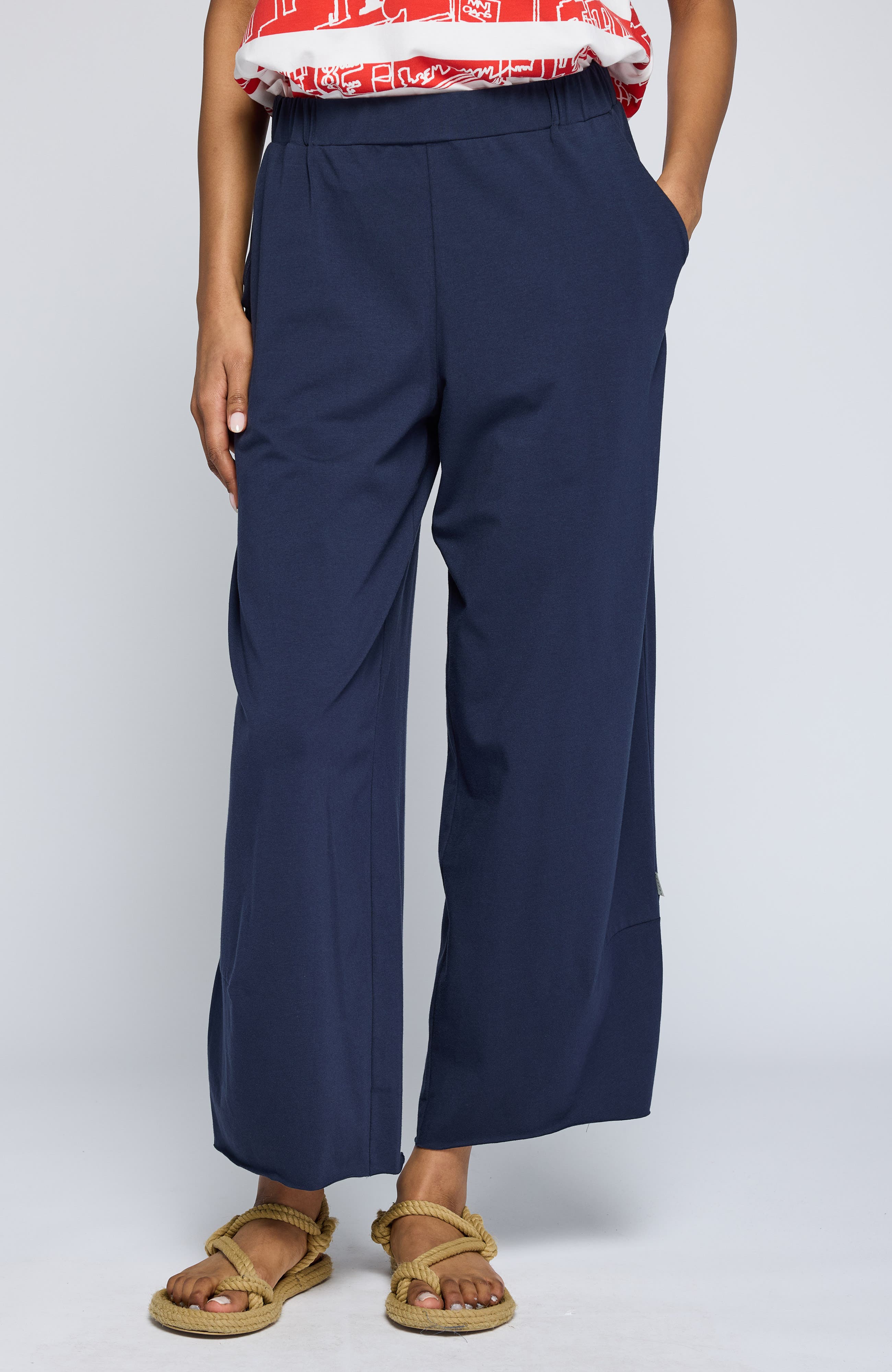 Ilaria Curved Jersey Pants - image 3