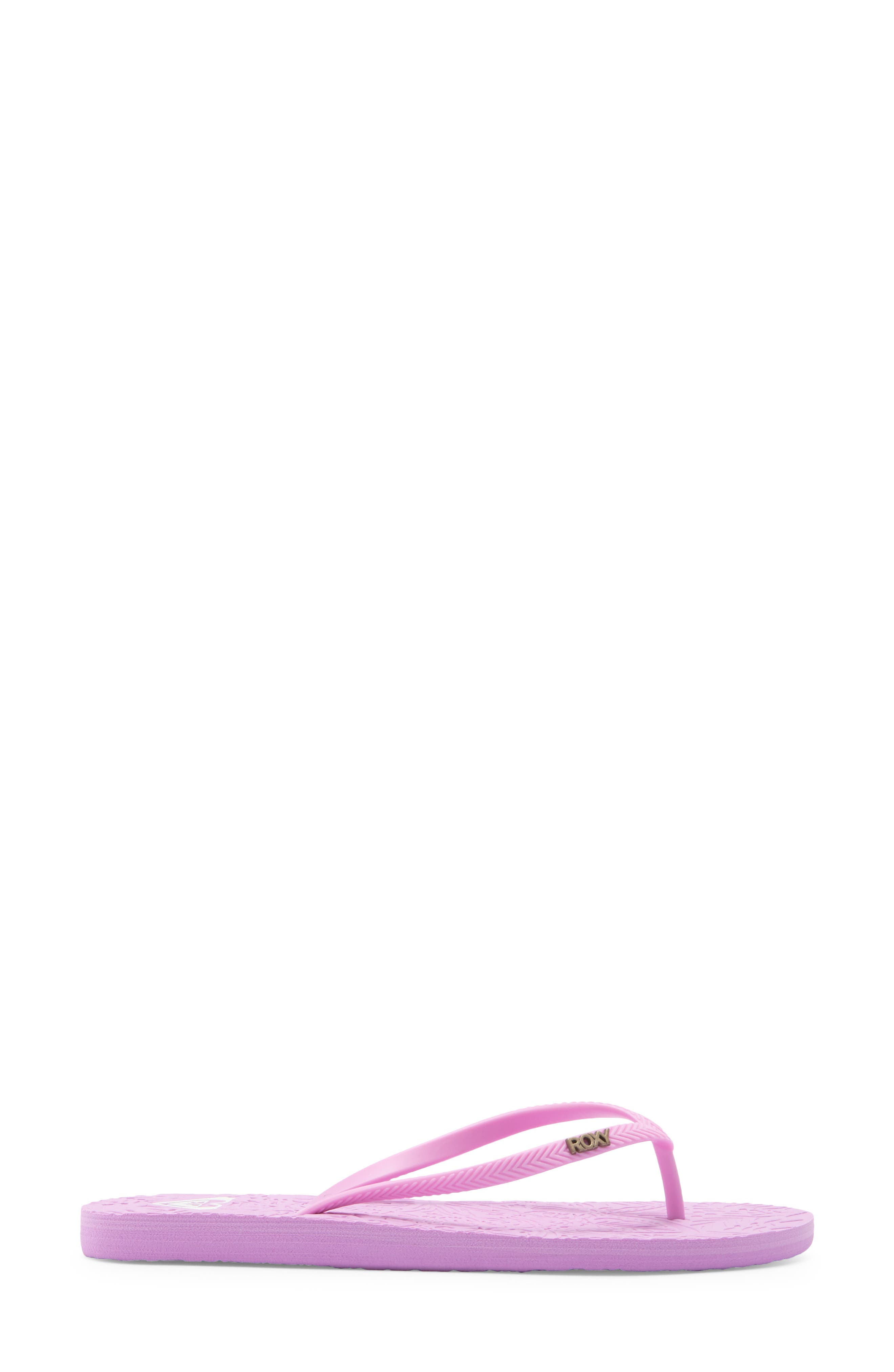 Roxy Antilles II Flip Flop, Alternate, color, Light Purple