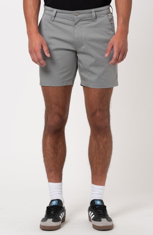 Mavi Jeans Nate Flat Front Stretch Twill Shorts In Monument Gray City Smart