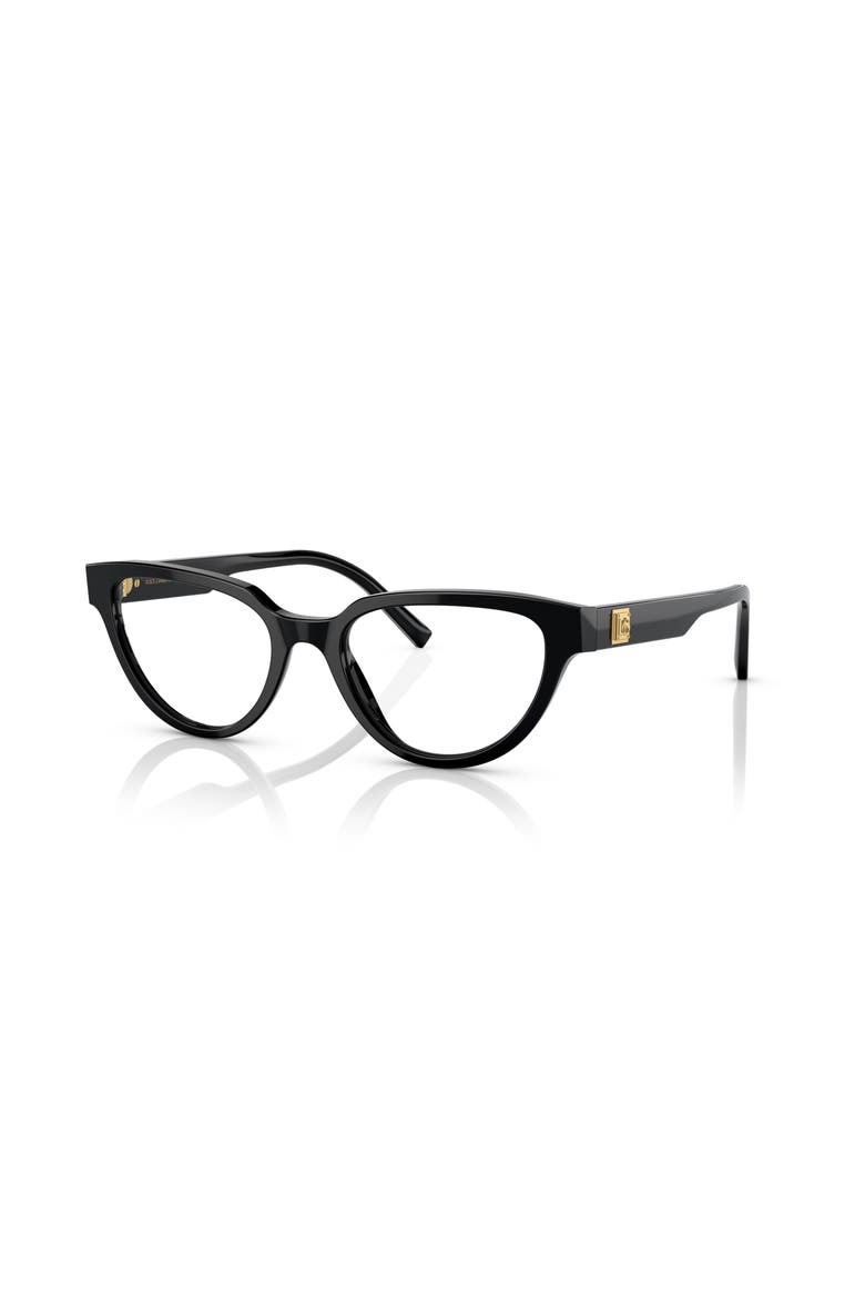 53mm Butterfly optical glasses, Main, color, Black