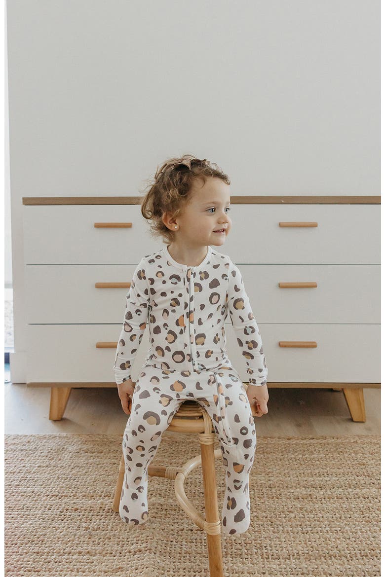 Zip-Up Footie Pajamas, Alternate, color, MILLIE