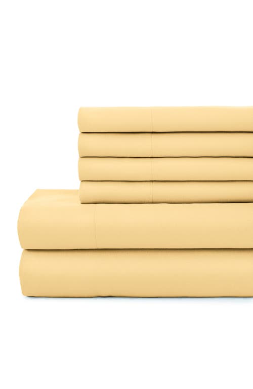 Southshore Fine Linens Vilano Springs Extra Deep Pocket Sheet Set In Gold
