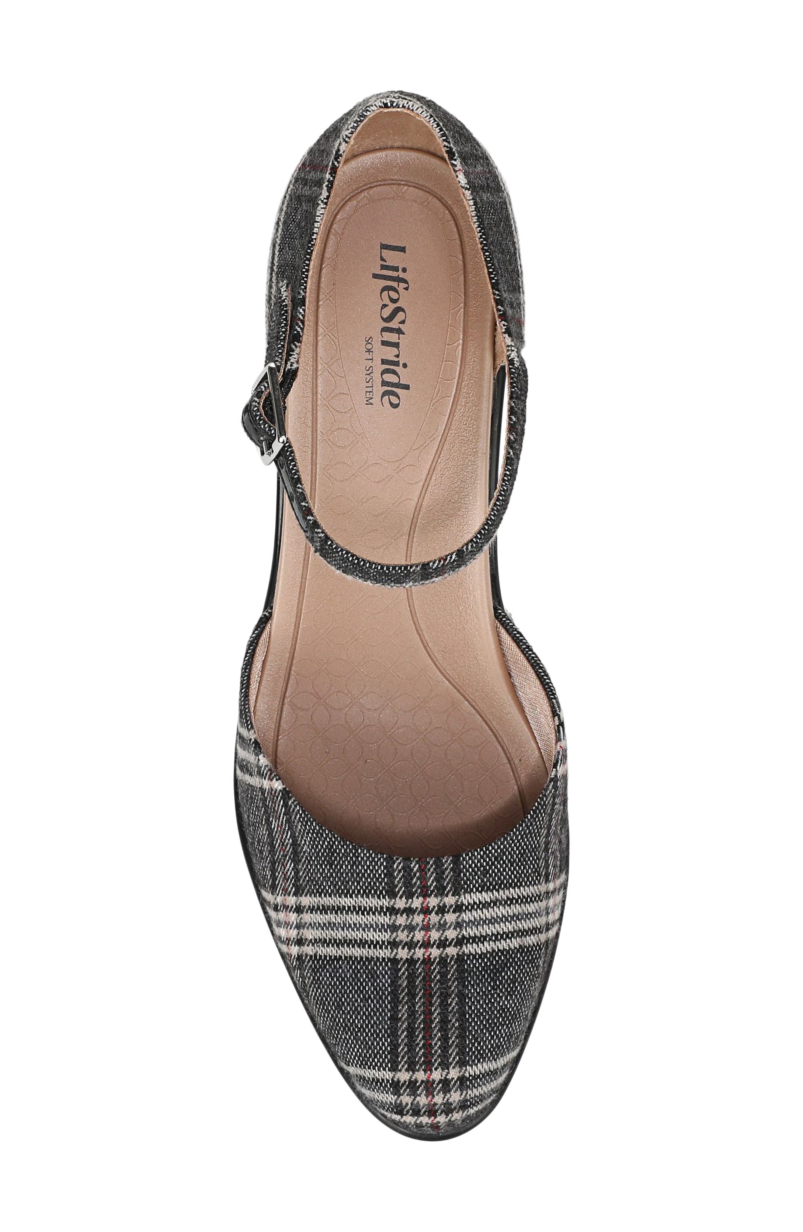 LifeStride Effortless Ankle Strap Platform Pump, Alternate, color, 