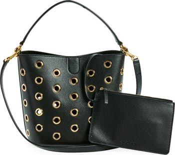 【VERONICA BEARD】国内発送★Small Grommet Shopper Tote Shopper Bag with Grommet Detailing in Off-White | Veronica Beard