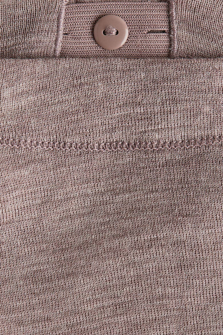 Merino Wool Jersey Leggings, Alternate, color, Dark beige