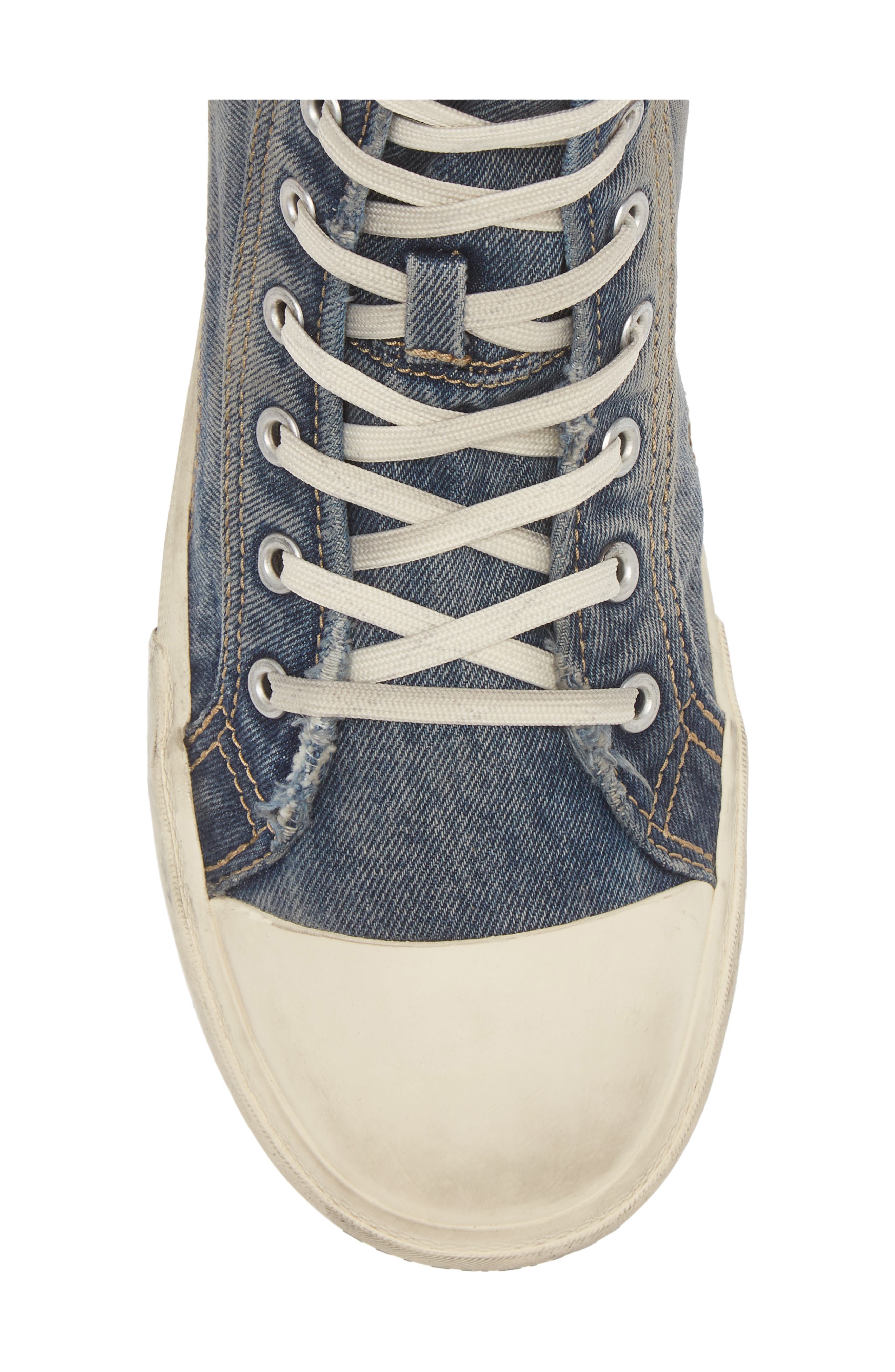 Paris Denim High Top Sneaker, Alternate, color, MID 90S BLUE