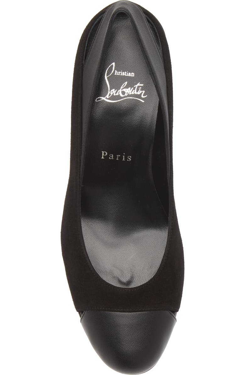 Christian Louboutin Miss Duvette Cap Toe Pump, Alternate, color,