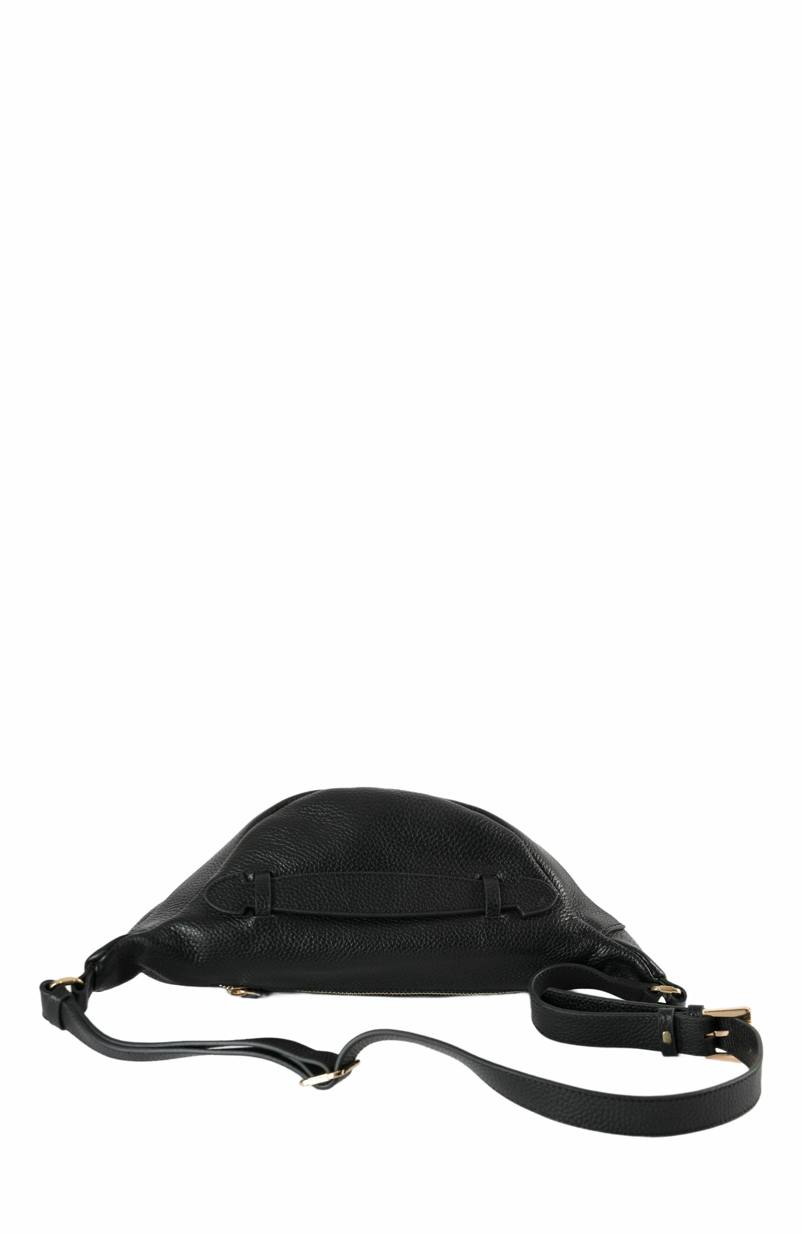 Forever & Always Shoes Bianca Red Leather Crossbody Bag, Alternate, color, 